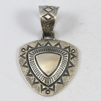 Stamped Silver Pendant by Kyle Lee-Anderson - Garland's