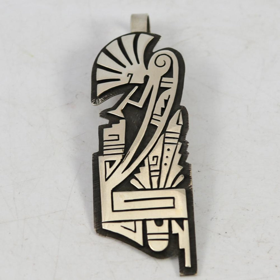 Kokopelli Pendant by Berra Tawahongva - Garland's