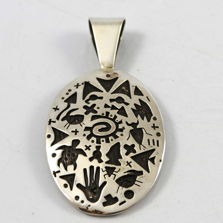 Reversible Petroglyph Pendant by Kee Yazzie - Garland's