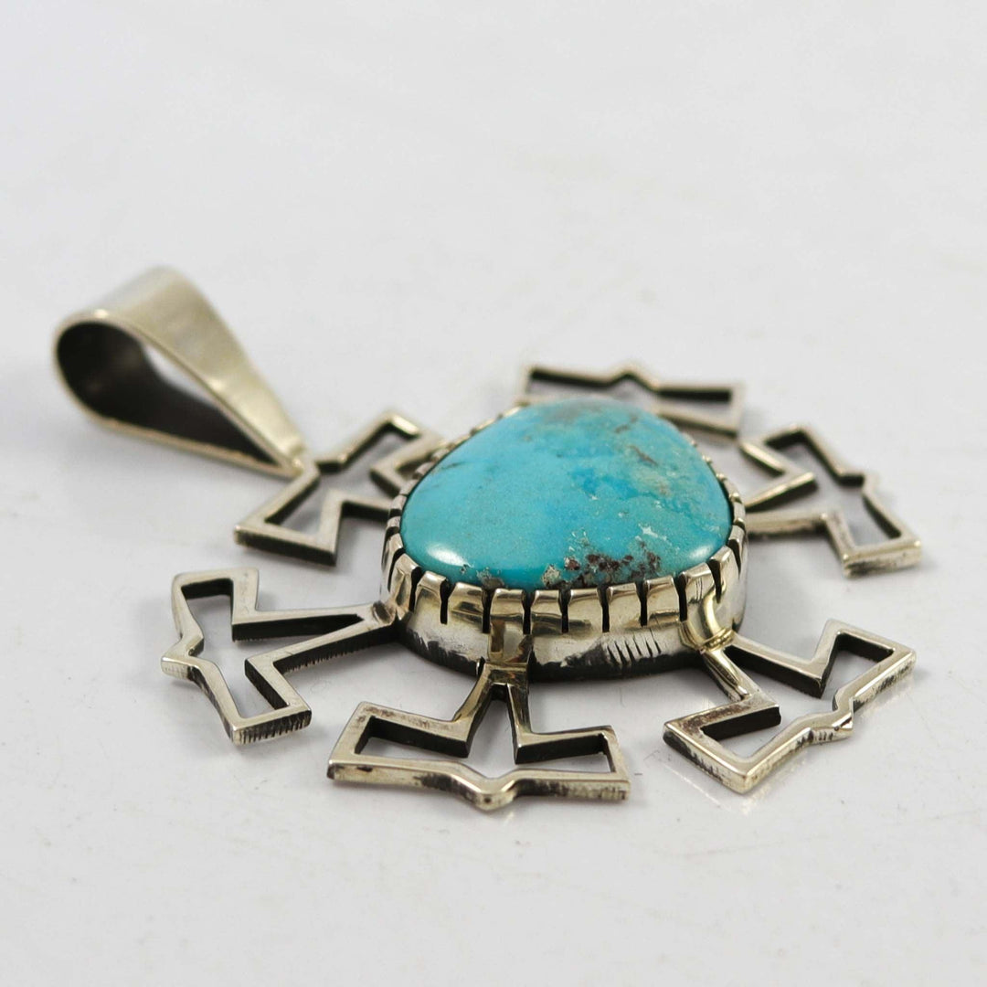 Bisbee Turquoise Pendant by Kee Yazzie - Garland's