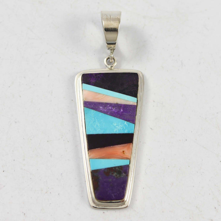 Multi-Stone Inlay Pendant by Noah Pfeffer - Garland's