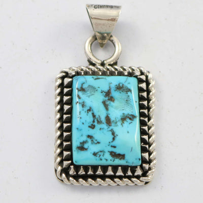 Sleeping Beauty Turquoise Pendant by Bob Robbins - Garland's