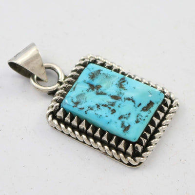Sleeping Beauty Turquoise Pendant by Bob Robbins - Garland's