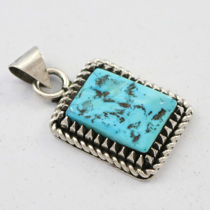 Sleeping Beauty Turquoise Pendant by Bob Robbins - Garland&