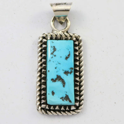 Sleeping Beauty Turquoise Pendant by Bob Robbins - Garland's