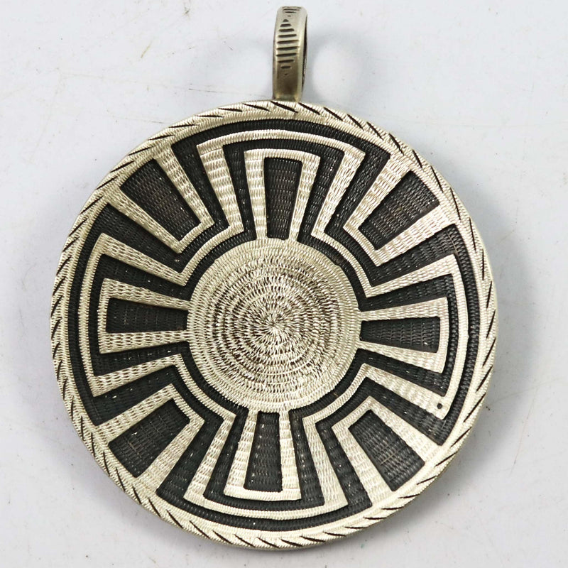 Basket Pendant by Roland Begay - Garland&