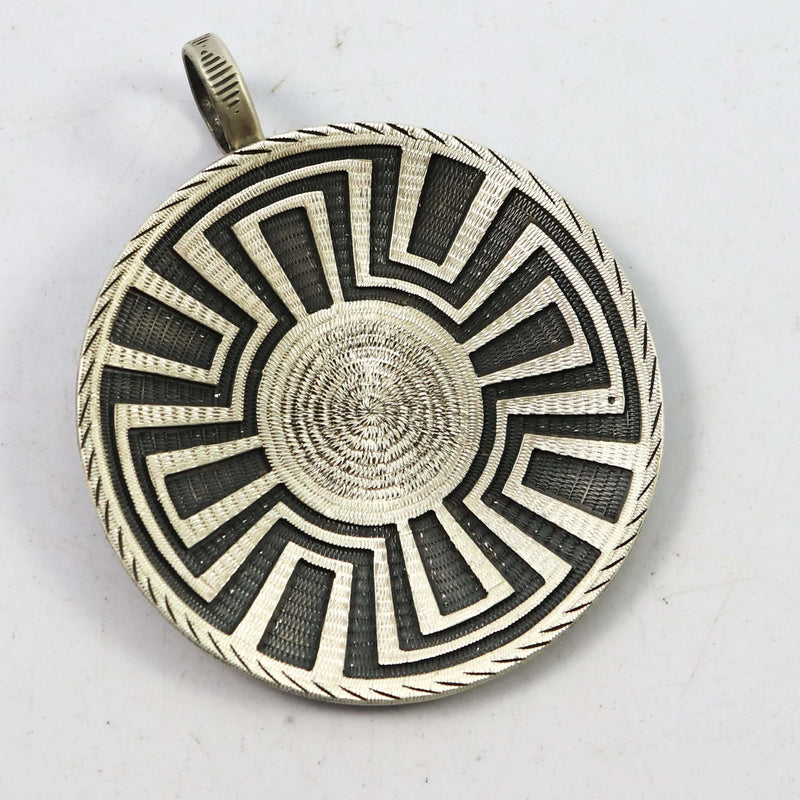 Basket Pendant by Roland Begay - Garland&