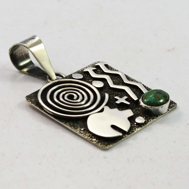 Turquoise Pendant by Alex Sanchez - Garland&