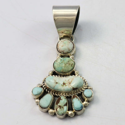 Dry Creek Turquoise Pendant by Clarissa and Vernon Hale - Garland's
