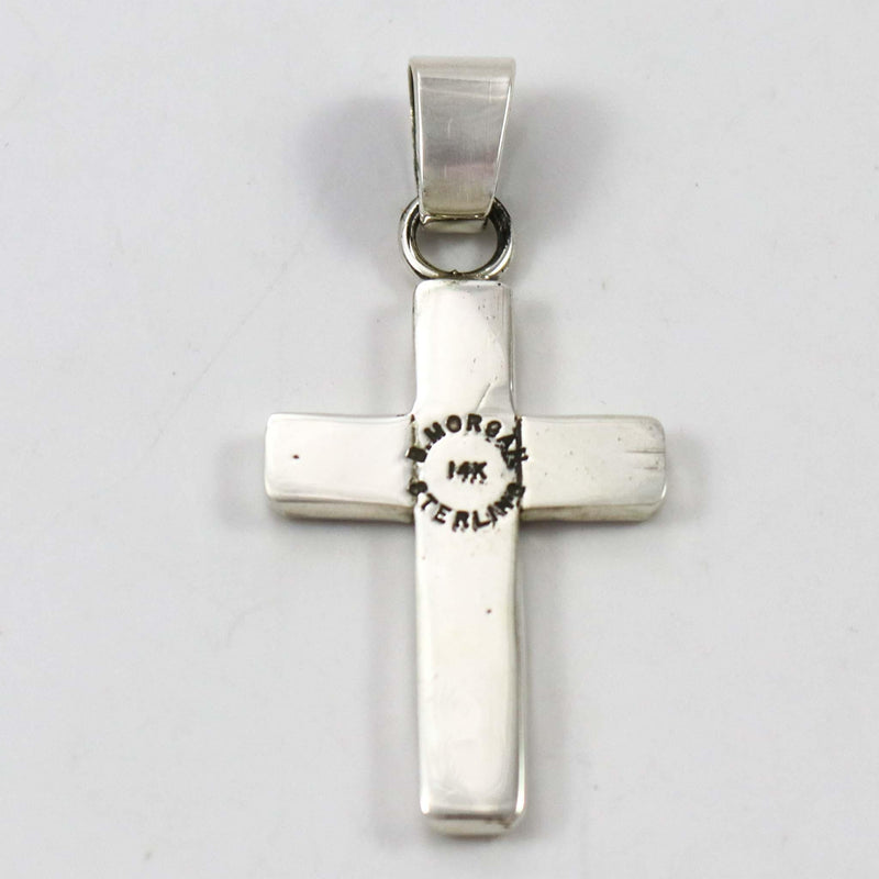 Gold on Silver Pendant by Bruce Morgan - Garland&