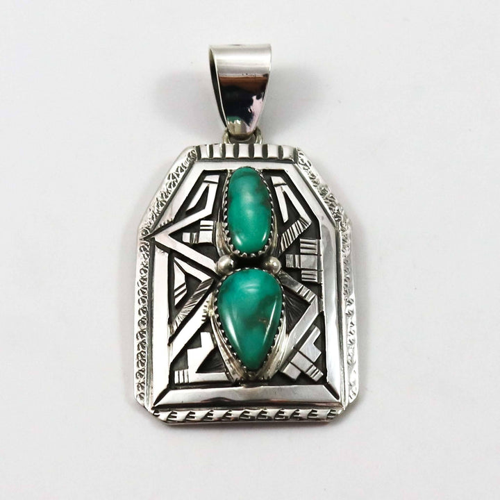 Sonoran Gold Turquoise Pendant by Peter Nelson - Garland's