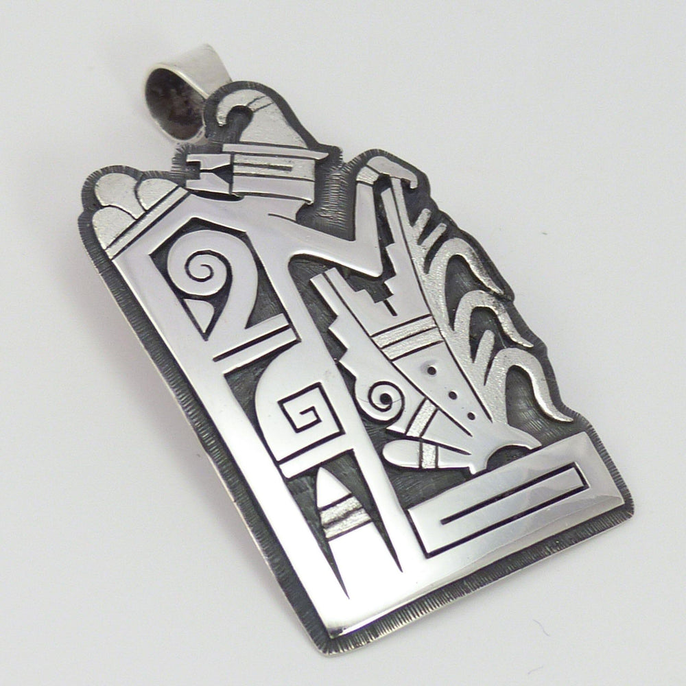 Hopi Overlay Pendant by Berra Tawahongva - Garland's