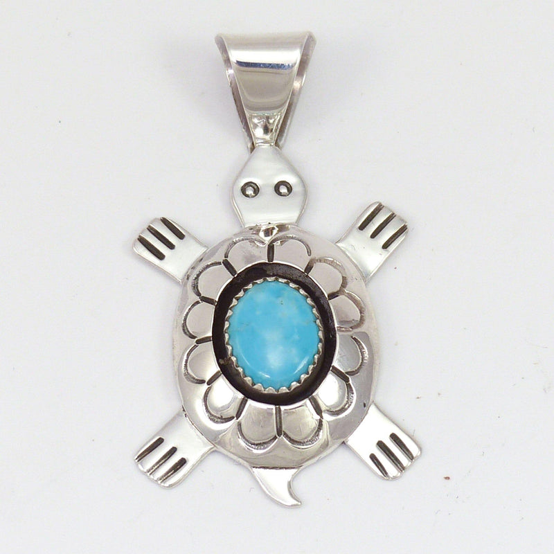 Cripple Creek Turtle Pendant by Danny Jackson - Garland&