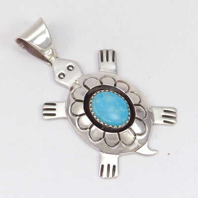 Cripple Creek Turtle Pendant by Danny Jackson - Garland's