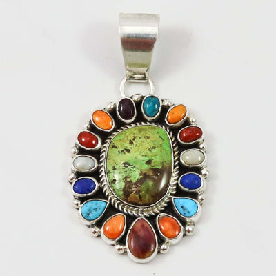 Multi-Stone Pendant by Clarissa and Vernon Hale - Garland's