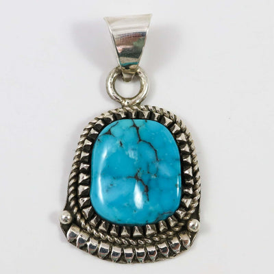 Morenci Turquoise Pendant by Bob Robbins - Garland's