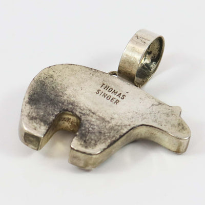 1980s Bear Pendant by Tommy Singer - Garland's