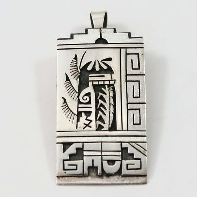 Long Hair Kachina Pendant by Berra Tawahongva - Garland's