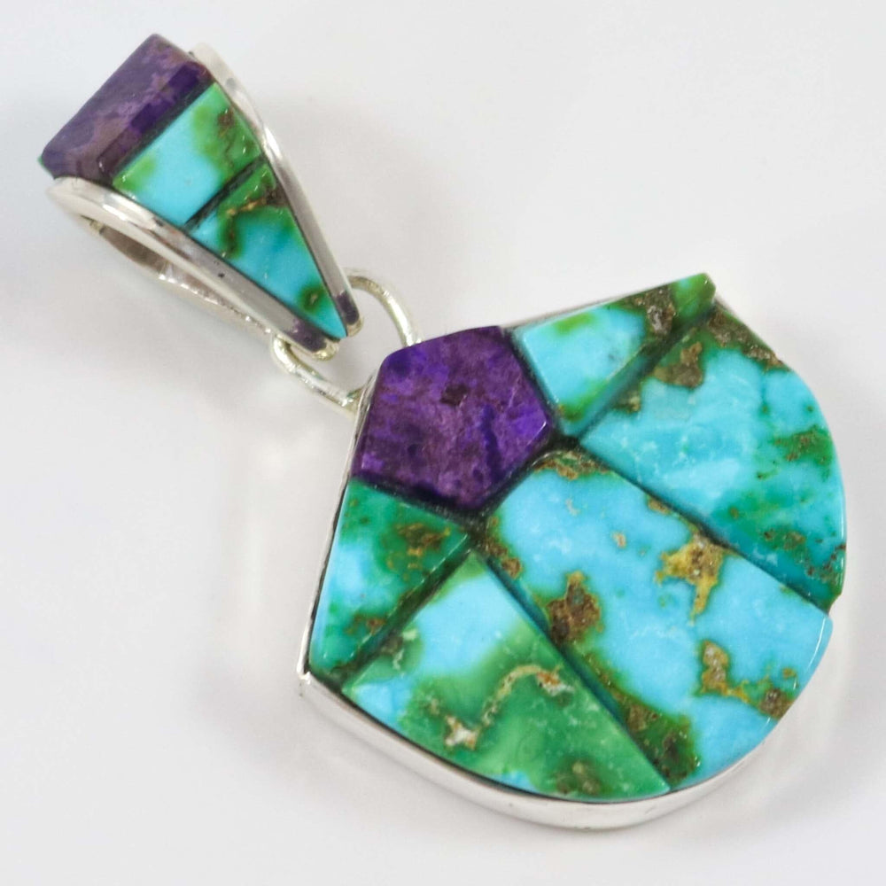 Turquoise and Sugilite Pendant by Na Na Ping - Garland's