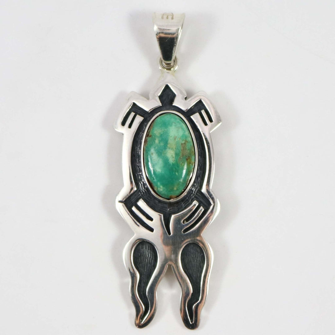 Carico Lake Turtle Pendant by Ruben Saufkie - Garland's