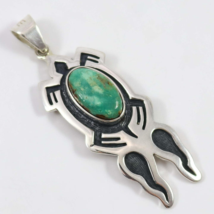 Carico Lake Turtle Pendant by Ruben Saufkie - Garland's