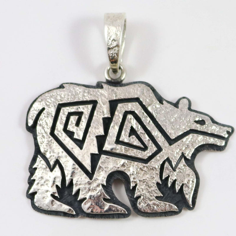 Bear Pendant by Ruben Saufkie - Garland&