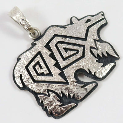 Bear Pendant by Ruben Saufkie - Garland's