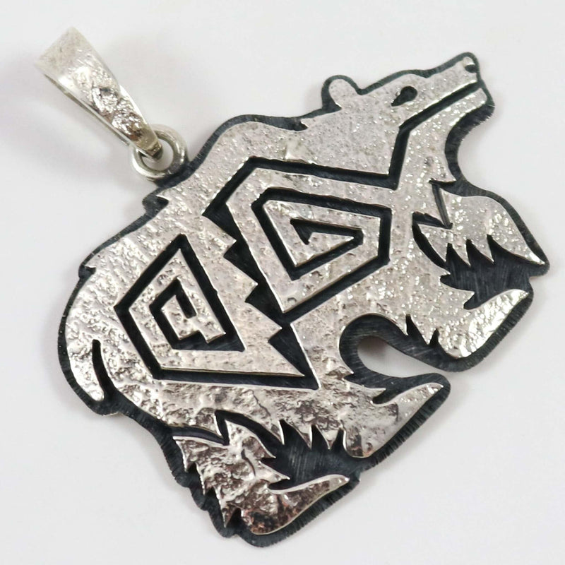 Bear Pendant by Ruben Saufkie - Garland&