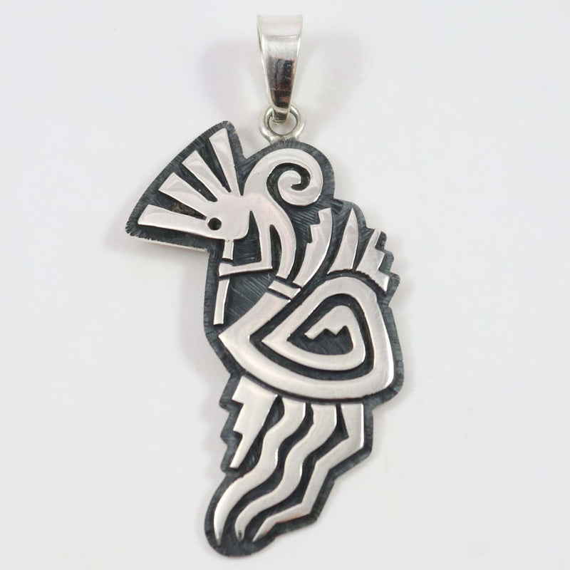 Kokopelli Pendant by Ruben Saufkie - Garland&
