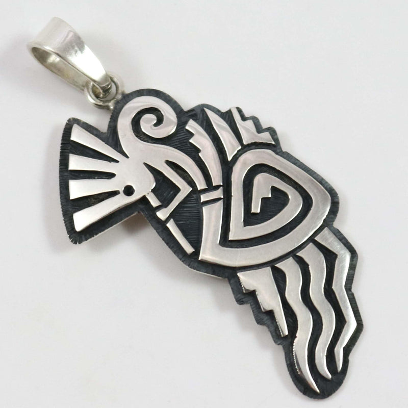 Kokopelli Pendant by Ruben Saufkie - Garland&