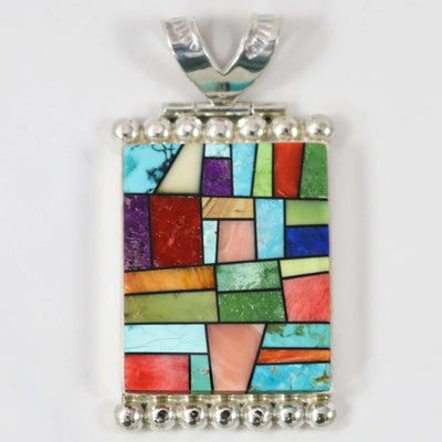 “Stained Glass” Pendant by Bryon Yellowhorse - Garland's