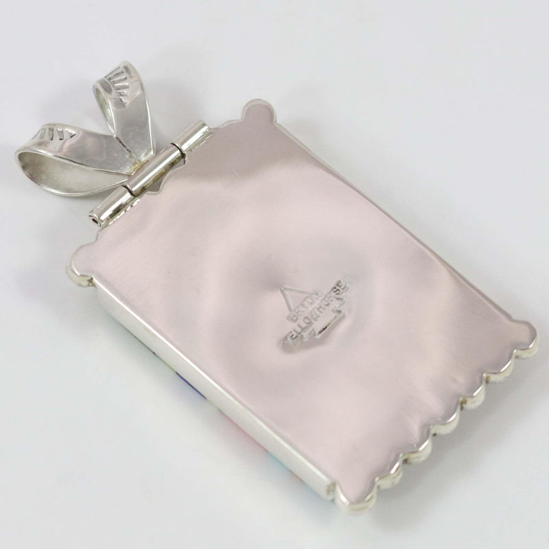 “Stained Glass” Pendant by Bryon Yellowhorse - Garland&