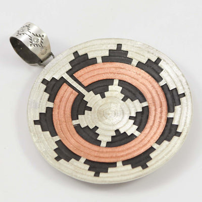 Navajo Basket Pendant by Roland Begay - Garland's