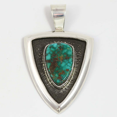 Royston Turquoise Pendant by Edison Cummings - Garland's