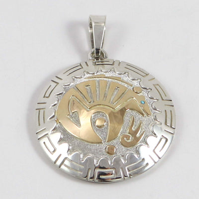 Gold on Silver Pendant by Robert Taylor - Garland's