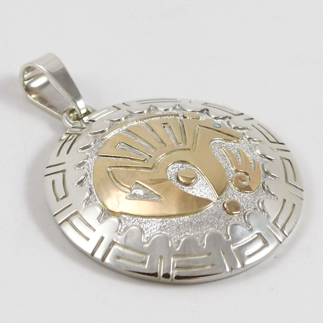 Gold on Silver Pendant by Robert Taylor - Garland's