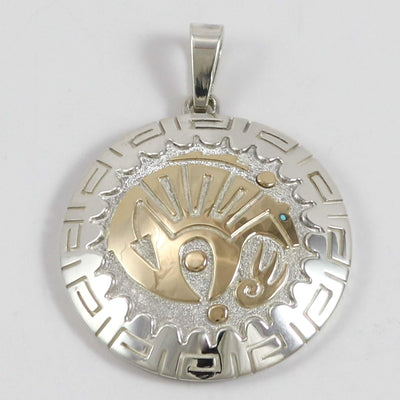 Gold on Silver Pendant by Robert Taylor - Garland's
