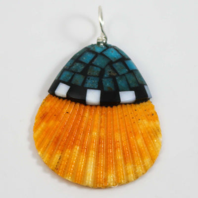 Shell Inlay Pendant by Charlene Reano - Garland's