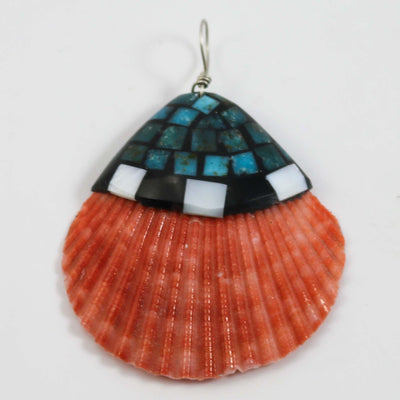 Shell Inlay Pendant by Charlene Reano - Garland's
