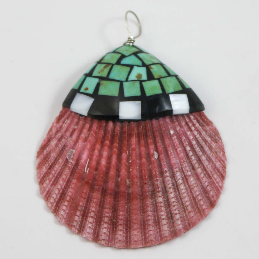 Shell Inlay Pendant by Charlene Reano - Garland's