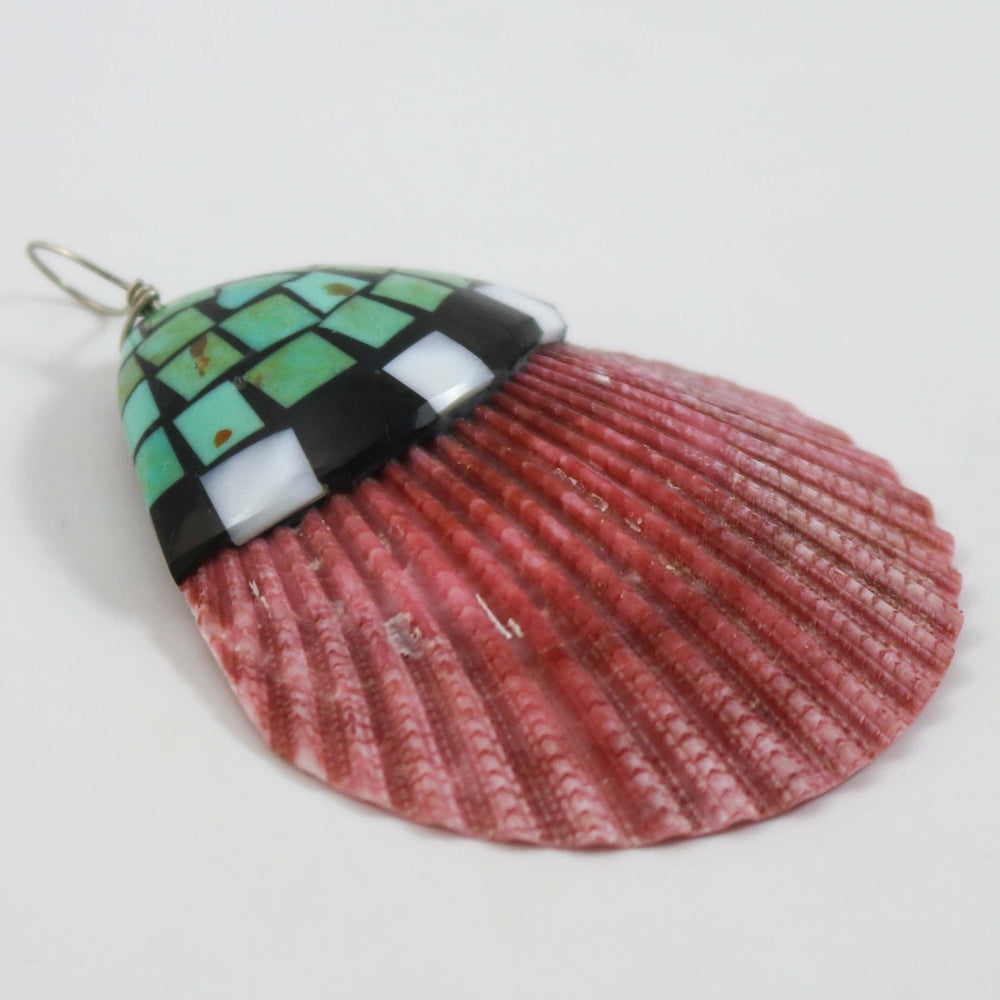 Shell Inlay Pendant by Charlene Reano - Garland's