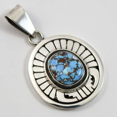 Golden Hills Turquoise Pendant by Leonard Nez - Garland's