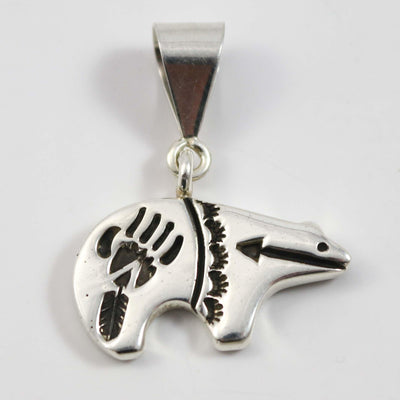 Reversible Bear Pendant by Norman Woody - Garland's