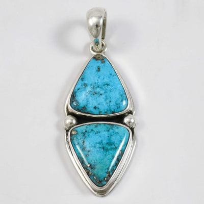 Morenci Turquoise Pendant by Noah Pfeffer - Garland's