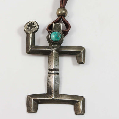 Kingman Turquoise Pendant by Jock Favour - Garland's