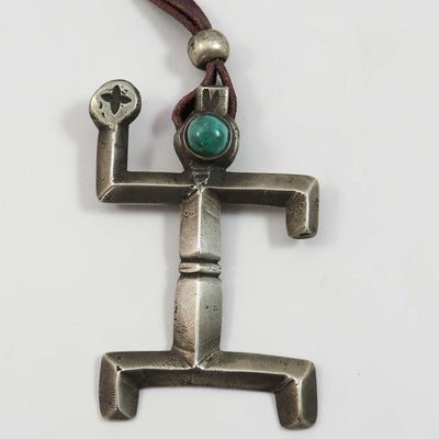 Kingman Turquoise Pendant by Jock Favour - Garland's