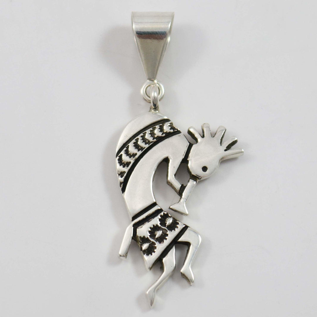 Kokopelli Pendant by Norman Woody - Garland's