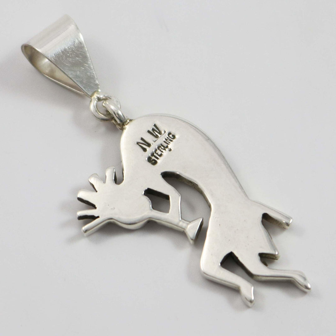 Kokopelli Pendant by Norman Woody - Garland's