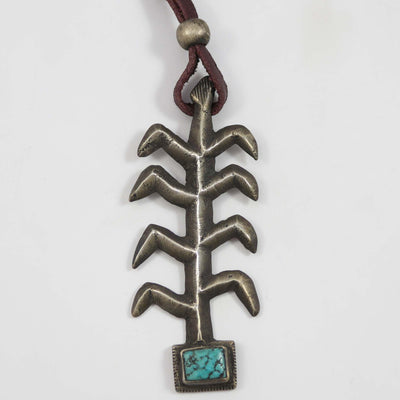 Turquoise Corn Stalk Pendant by Jock Favour - Garland's