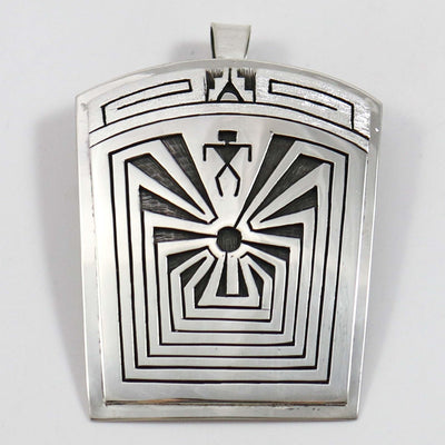 Man in the Maze Pendant by Berra Tawahongva - Garland's